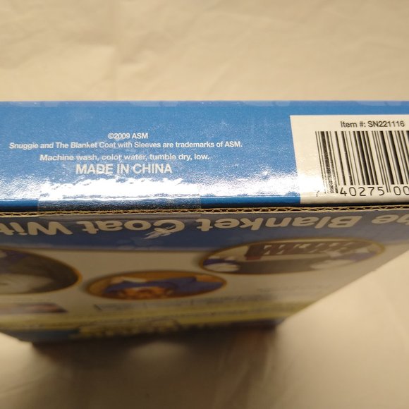 Snuggie Blanket w/ Sleeves For Tea Cup/Extra Small Dog Breeds 6"-9" SN221116 NIB - Picture 4 of 8